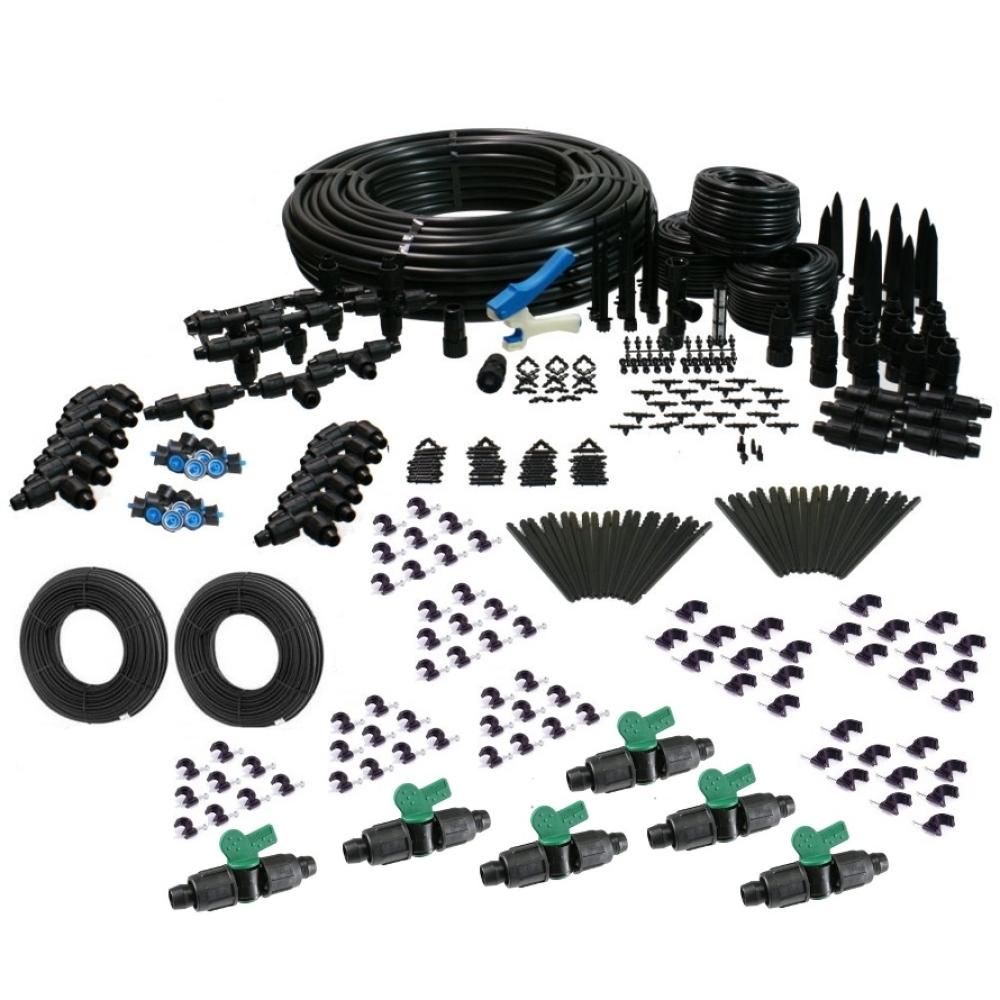 Deluxe Drip Irrigation Kit for Raised Bed Gardening