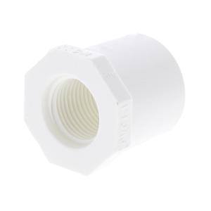2 Spigot x 1 NPT Female Pack of 5 Spears 438 Series PVC Pipe Fitting White Bushing Schedule 40 
