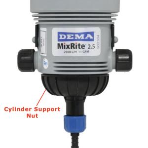 MixRite 566-575 Cylinder Support Nut, Black