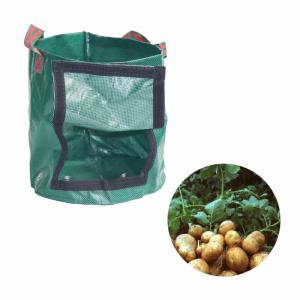 Plastic Potato Grow Bag with Flap-Size:13 x 13