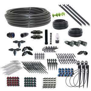 Deluxe Drip Irrigation and Microsprinkler Kit for Landscapes