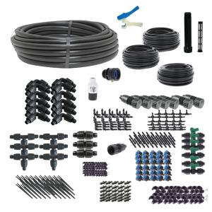 Deluxe Drip Irrigation Kit for Raised Bed Gardening