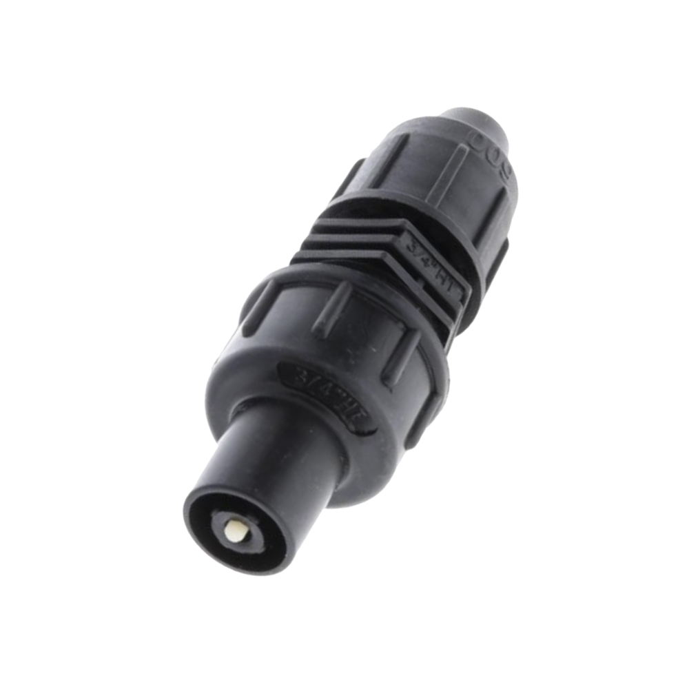 Perma-Loc Tubing End Cap Flush Valve - Tubing Size : 3/8