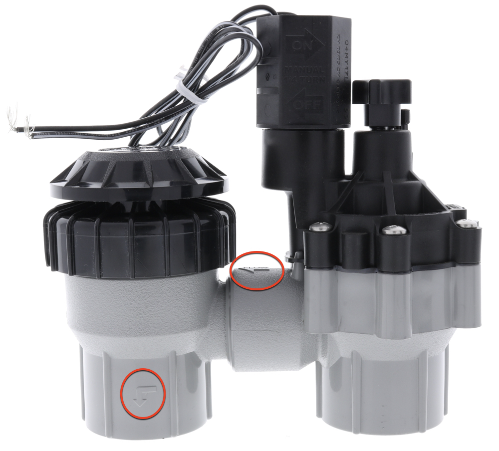 Rainbird dv/dvf series inline plastic residential irrigation valve ...